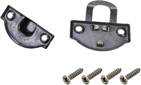 20 قطعة صندوق بمشبك قفل بمزلاج أحمر برونزي مشبك بمشبك معدني للديكور ومشبك عتيق لأدوات الأجهزة مع براغي، 1.14 بوصة × 1.06 بوصة in Kuwait