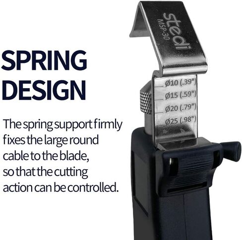 stedi Round Cable Stripper, With Adjustable Cutting Depth, for Fast and Precise Jacket Removal Cable Stripper, Round Cable Slitter with Smooth Incision and No Damage to The Core, 0.18-1'' in Kuwait