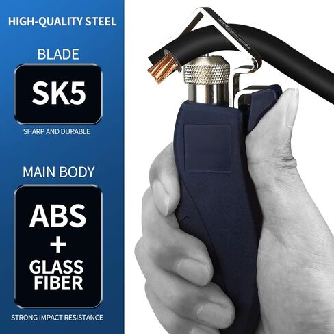 stedi Round Cable Stripper, With Adjustable Cutting Depth, for Fast and Precise Jacket Removal Cable Stripper, Round Cable Slitter with Smooth Incision and No Damage to The Core, 0.18-1'' in Kuwait