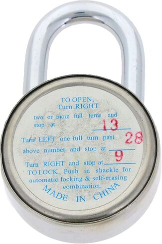 OCD Bargain Pack of Two Combination Lock Dial Padlock Hardened 50, Steel Gym Locker, Bike, School, Anti Shim (Pack of Two) in Saudi Arabia