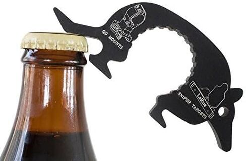 LT205 Dillo Key Chain Bottle Opener, Black in Saudi Arabia