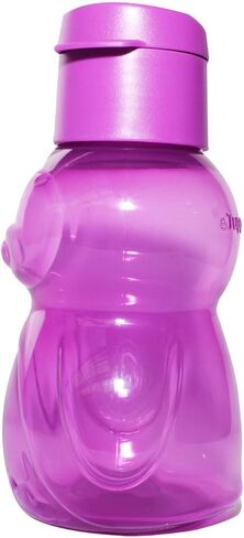 Tupperware Eco Sports Water Bottle 12 Ounces Kids Purple Penguin in Kuwait