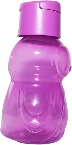 Tupperware Eco Sports Water Bottle 12 Ounces Kids Purple Penguin in Kuwait