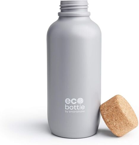 Smartshake EcoBottle 650 BPA Free Water Bottle – 22 oz Reusable Sports Eco Water Bottle Lightweight Leakproof Small Gym Flask Dishwasher Safe, Grey in Saudi Arabia