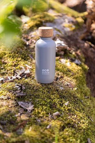 Smartshake EcoBottle 650 BPA Free Water Bottle – 22 oz Reusable Sports Eco Water Bottle Lightweight Leakproof Small Gym Flask Dishwasher Safe, Grey in Saudi Arabia