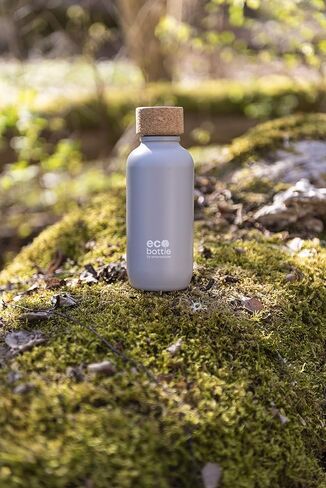 Smartshake EcoBottle 650 BPA Free Water Bottle – 22 oz Reusable Sports Eco Water Bottle Lightweight Leakproof Small Gym Flask Dishwasher Safe, Grey in Saudi Arabia