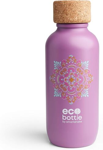Smartshake EcoBottle 650 BPA Free Water Bottle – 22 oz Reusable Sports Eco Water Bottle Lightweight Leakproof Small Gym Flask Dishwasher Safe, Grey in Saudi Arabia