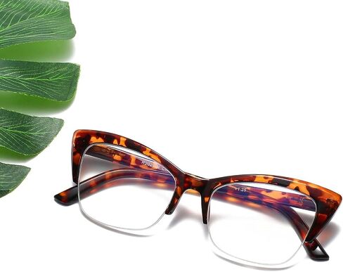 Bevi Blue Light Blocking Reading Glasses with Spring Hinges Magnifying Anti Eye Strain Glasses For Men & Women in Saudi Arabia
