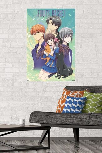 Trends International Fruits Basket - Art Work Wall Poster, 22.375" x 34", Unframed Version in Saudi Arabia