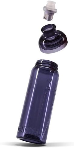Sigg - Tritan Sports Water Bottle - Feel Blue - With Silicone Mouthpiece - Leakproof - Featherweight - Dishwasher Safe - BPA Free - 20 Oz in Saudi Arabia