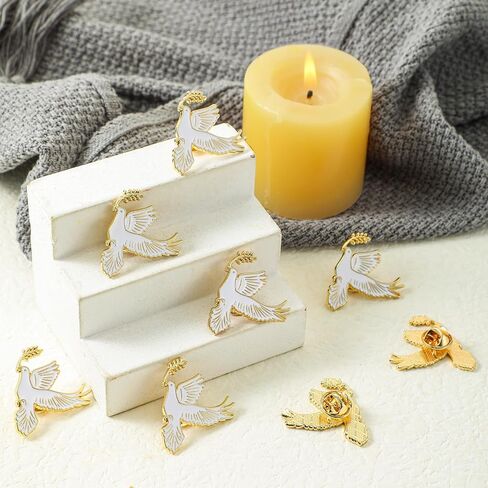 50 Sets Bride Proposal Gifts Wedding Favors Pins Includes 50 Love Dove Lapel Pin Brooches 50 Bridal Shower Greeting Cards 50 White Organza Bags Favors for Guests Bridesmaid in Saudi Arabia