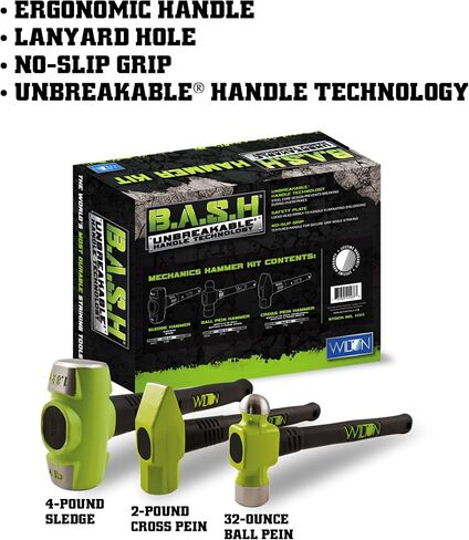 Wilton B.A.S.H Mechanics Hammer Kit (11111) & KNIPEX 3 Piece Cobra Pliers Set (002006US1) in Saudi Arabia