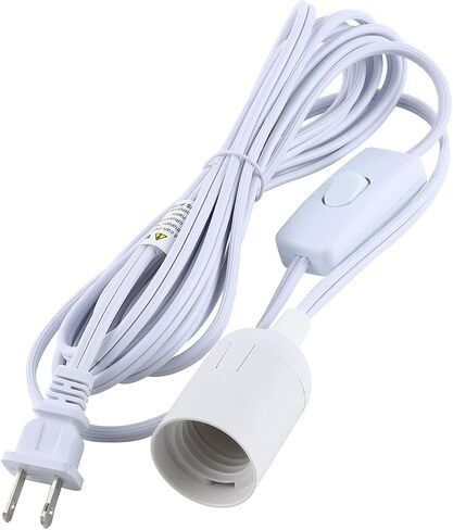 Simple Deluxe 15 Feet Extension Hanging Lantern Pendant Light Cord with E26 Socket, Featuring an On/Off Switch(Bulb Not Included) in Saudi Arabia
