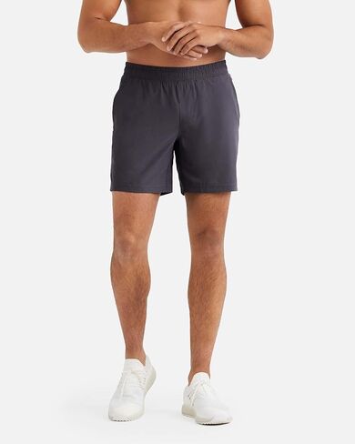شورت Rhone 7 بوصات Mako للرجال للتمرين، مضاد للرائحة، شورت رياضي غير مبطن للرجال، شورت جري ماص للرطوبة للرجال (أسفلت، X-Small) in Kuwait
