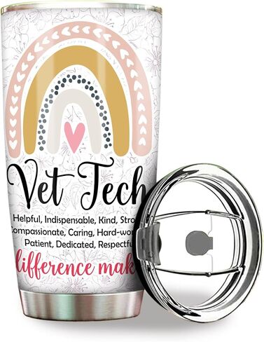 Vet Tech Tumbler Stainless Steel 20oz Vet Tech Tears Gift, Vet Student Graduation Gift, Birthday Gift For Vet Staff Manager, Vet Tech Christmas Gift, Vet Tech Week Gift in Saudi Arabia