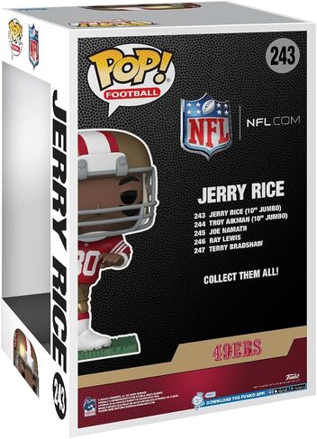 Funko Pop! Jumbo: NFL Legends - 49ers, Jerry Rice 10" in Saudi Arabia