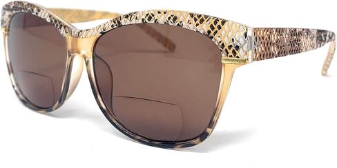 The Diva Bifocal Cat Eye Sun Readers, Vintage Cateye Tinted Reading Sunglasses Glasses for Women in Saudi Arabia