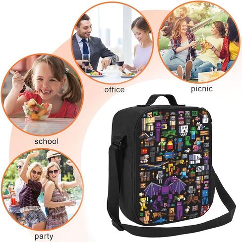 3-Piece Backpack Set for Students - Includes Backpack, Lunch Bag, Pencil Case, and Bonus Keychain - 600D Oxford Fabric, Unisex, Ideal for School in Saudi Arabia