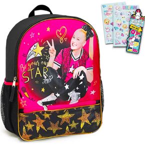 JoJo Siwa Backpack for Girls - 16" JoJo Siwa Backpack, Stickers, More | JoJo Siwa Backpack Set