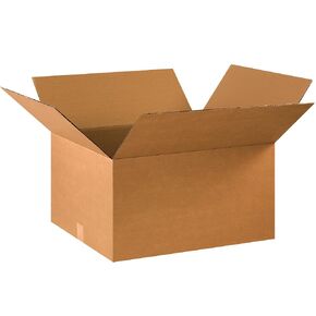 BOX USA 22x18x12 Corrugated Boxes, Medium, 22L x 18W x 12H, Pack of 15 | Shipping, Packaging, Moving, Storage Box for Home or Business, Strong Wholesale Bulk Boxes
