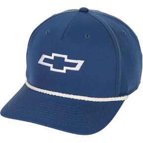 Chevy Bowtie Captain's Cord Snapback Hat - Officially Licensed Chevrolet Rope Cap
