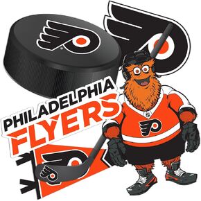 Desert Cactus Philadelphia Flyers Stickers NHL Team National Hockey League Vinyl Decal Laptop Water Bottle Car Scrapbook (Type 2)