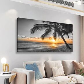 Floral Wall Art Canvas Prints Colorful Leaf Flower Pictures Bedroom Wall Decor Minimalist Plant Paintings for Living room Bathroom Office Home Kitchen Decorations 12x16inches Botanical Artwork Ready