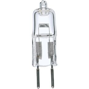 Satco S4197 20 Watt 300 Lumens T3 Halogen GY6.35 Base 12 Volt Clear Light Bulb, Dimmable