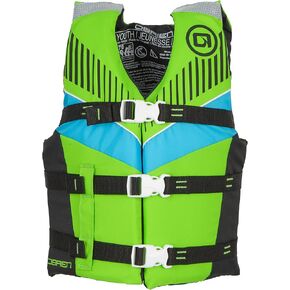 O'Brien Childs Nylon Life Jacket, Lime (32-55lbs)