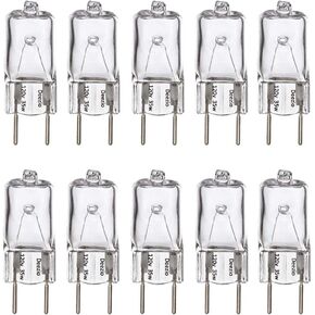 Deezio Xenon 20w g8 120 Volt Bulbs 20 Watt 120V T4 Light Bulbs JCD 190 Lumen, Pack of 10