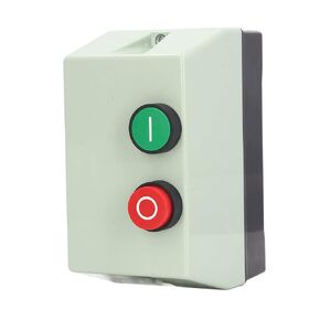 Focket Magnetic Motor Starter, Magnetic Electric Motor Starter Control 3KW 4HP Single Phase 220V 230V 5.5KW 7.5HP 3 Phase 380V 400V 9-13A Motors Waterproof Electric Motor Switches