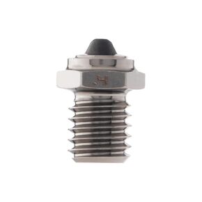 Diamondback Nozzles – MAKO/FIN Compatible – Polycrystalline Solid Diamond Tip 3D Printer Nozzles, Improved Extrusion, Any Filament, Long Life, Wear Resistant, Layer Adhesion, USA Made (0.4mm)