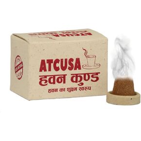 Organic Hawan Cups | Sambrani Cups Sambrani Dhoop Cups incense for Pooja | positive aura cleansing |- Jatamassi sandalwood Guggal desi ghee loban kapur