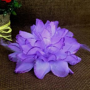 Purple Wrist Corsage for Wedding Ceremony for Bridesmaid Mother Grandmother for Bridal Shower Wedding Flower Prom, Artificial Flowers Bridesmaid Wrist Corsage Bracelet, Corsage Prom Flower Headband