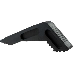 Premium Rubber Door Stopper, Door Stop Wedge For Large Door Gaps to Keep Door Securely Open on All Surfaces, Non-Scratching Door Stop -Tall Type Design Black