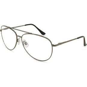 C Moore Progressive Bifocal Reading Glasses - Wired Aviator Style Metal Frame - Non-Polarized Lens