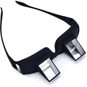 Lazy Glasses Bed Prism Glasses Spectacles Horizontal High Definition Glasses Prism Periscope Lie Down Eyeglasses for Reading and Watch TV in Bed Unisex