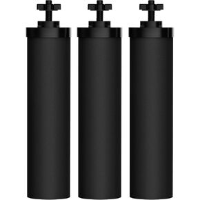 Waterdrop NSF/ANSI 42&372 Certified Water Filter, Replacement for Berkey® BB9-2® Black Filters, Berkey® Gravity Water Filter System and Waterdrop King Tank Series, (Pack of 3)
