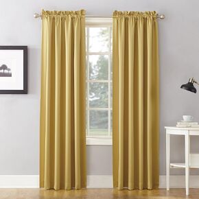 Sun Zero Barrow Energy Efficient Rod Pocket Curtain Panel Pair