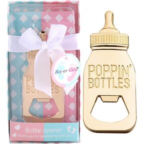 24 قطعة من فتَّاحات الزجاجات من بوبين لهدايا استحمام الطفل/الهدايا التذكارية، وديكورات حمام الطفل، وأعياد الميلاد، والزفاف، وهدايا الحفلات المحايدة، ومستلزمات الديكور والتذكارات (24، أبيض) in Kuwait