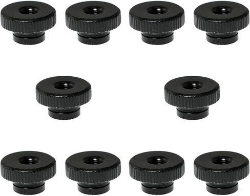 Knurled Thumb Nut DZS ELEC 10PCS M6 Black Round Knobs Hand Nuts in Kuwait