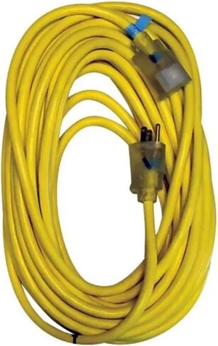 Southwire Outdoor Extension Cord, 50 Ft, 12 gauge 3 prong, Heavy Duty, SJTW Cord, Yellow, 2588SW0002 in Saudi Arabia