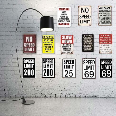 Slow Down Signs Children At Play Safety Signs For Street Caution Warning Kids Playing Safety Tin Sign Speed Limit Crossing Guard Stop Children Playing Yard Road Visual Signal Slow Down Hit My Kid in Saudi Arabia