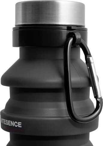 collapsible Water Bottle | Safe and Eco-friendly Materials | Suitable for cold and warm water | Flexible Design perfect for camping and travel | 100% Food grade silicone in Saudi Arabia