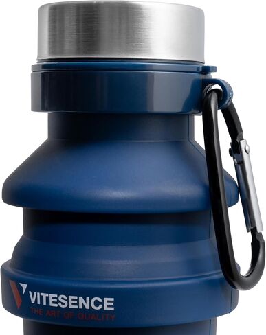 collapsible Water Bottle | Safe and Eco-friendly Materials | Suitable for cold and warm water | Flexible Design perfect for camping and travel | 100% Food grade silicone in Saudi Arabia