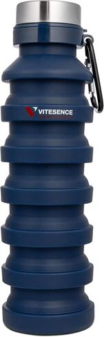 collapsible Water Bottle | Safe and Eco-friendly Materials | Suitable for cold and warm water | Flexible Design perfect for camping and travel | 100% Food grade silicone in Saudi Arabia