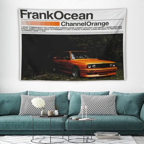 BIZHUDP Franks Oceans Blond Album Tapestry Racing Tapestry Wall Hanging Poster Art for Bedroom Living Room College Dorm Decor 30"x40" in Saudi Arabia