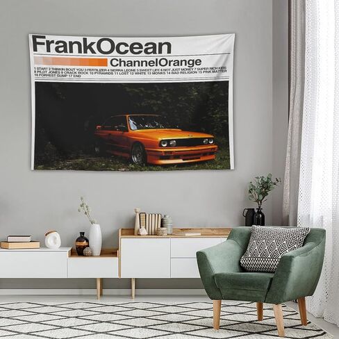 BIZHUDP Franks Oceans Blond Album Tapestry Racing Tapestry Wall Hanging Poster Art for Bedroom Living Room College Dorm Decor 30"x40" in Saudi Arabia