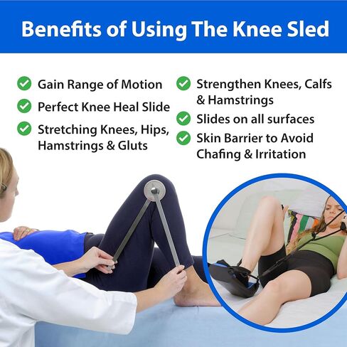 KneeSled ™ PLUS مع وسادة تثبيت تثبيت الركبة هو نظام إعادة تأهيل للركبة حاصل على براءة اختراع مصمم لتحطيم الأنسجة الندبية وزيادة نطاق الحركة وتقوية الركبة بعد الجراحة، وهو الاختيار المفضل لـ PT بعد جراحة استبدال الركبة، أو الرباط الصليبي الأمامي، أو الرباط in Kuwait