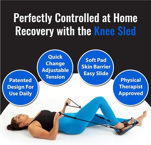 KneeSled ™ PLUS مع وسادة تثبيت تثبيت الركبة هو نظام إعادة تأهيل للركبة حاصل على براءة اختراع مصمم لتحطيم الأنسجة الندبية وزيادة نطاق الحركة وتقوية الركبة بعد الجراحة، وهو الاختيار المفضل لـ PT بعد جراحة استبدال الركبة، أو الرباط الصليبي الأمامي، أو الرباط in Kuwait